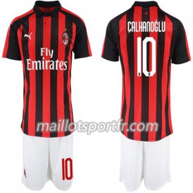 Maillot de Foot AC Milan Hakan Calhanoglu 10 Enfant Domicile 2018/19